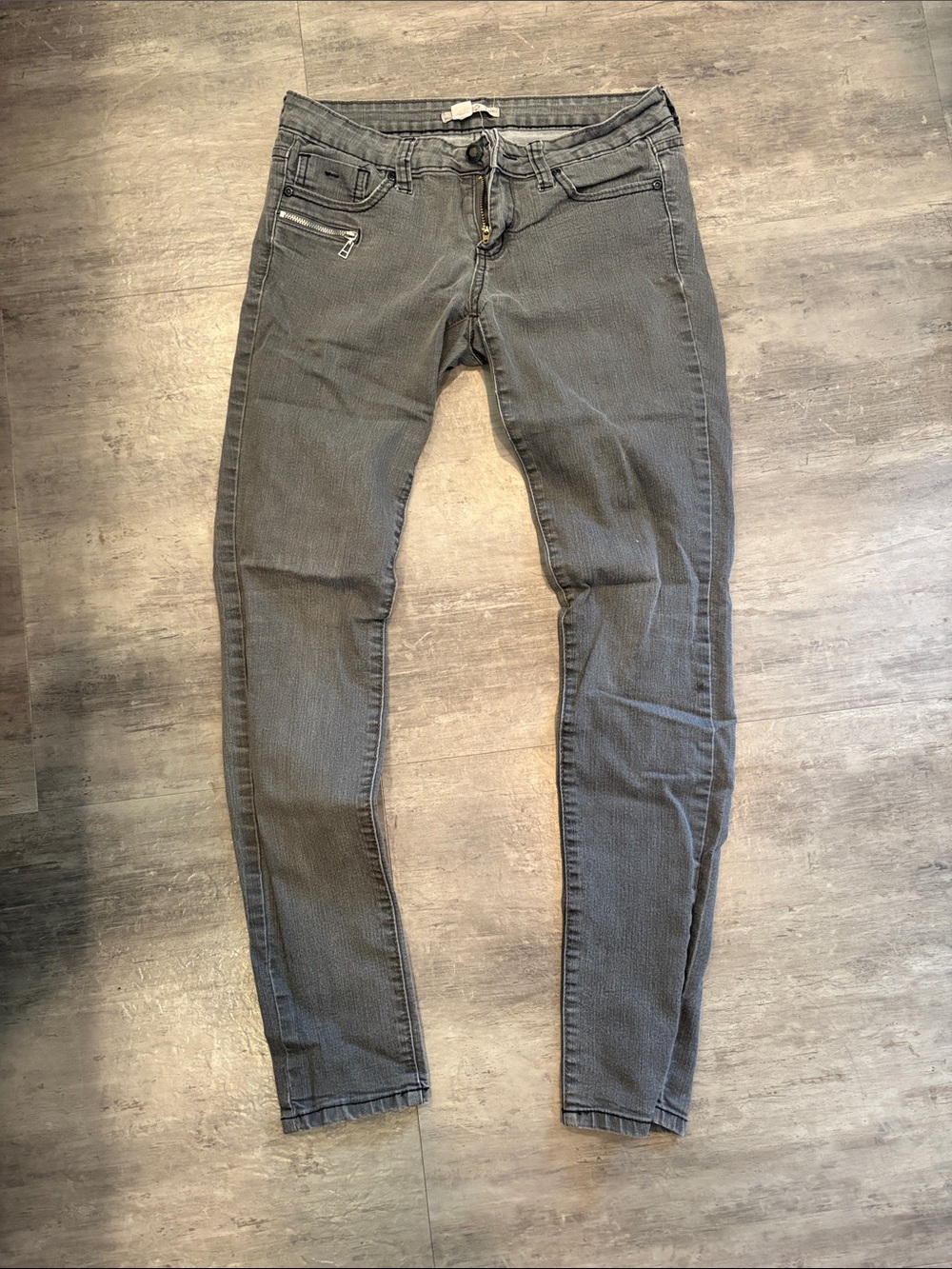 2.1 Denim Women's Gray Skinny Jeans